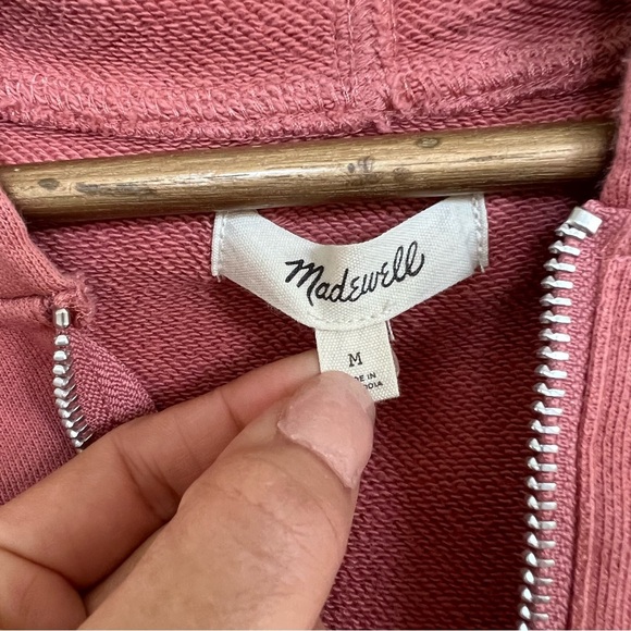 Madewell- (Re)sourced Cotton Relaxed Hoodie Sweater - Picture 2 of 7